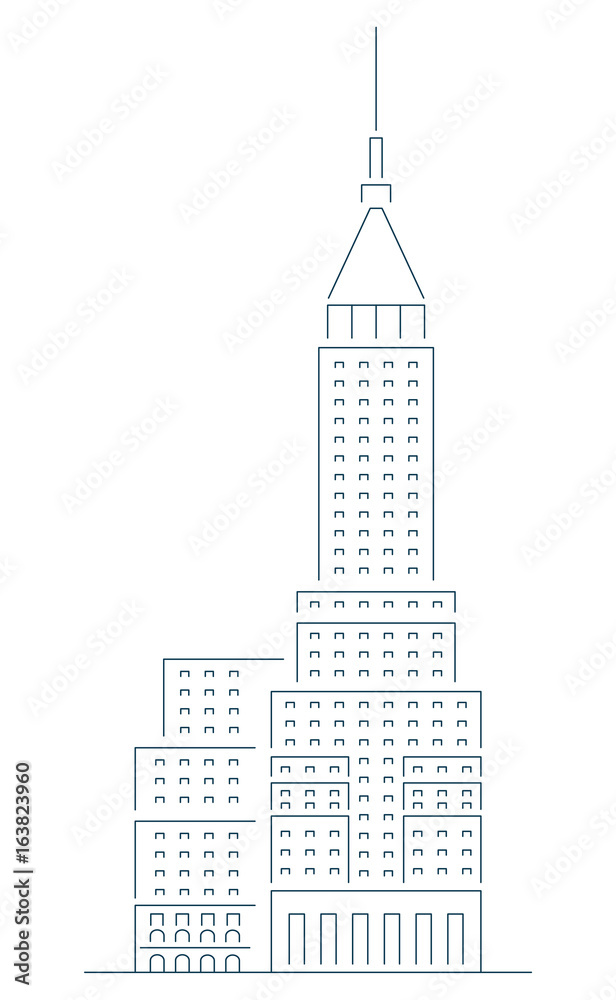 Fototapeta premium Modern New York City