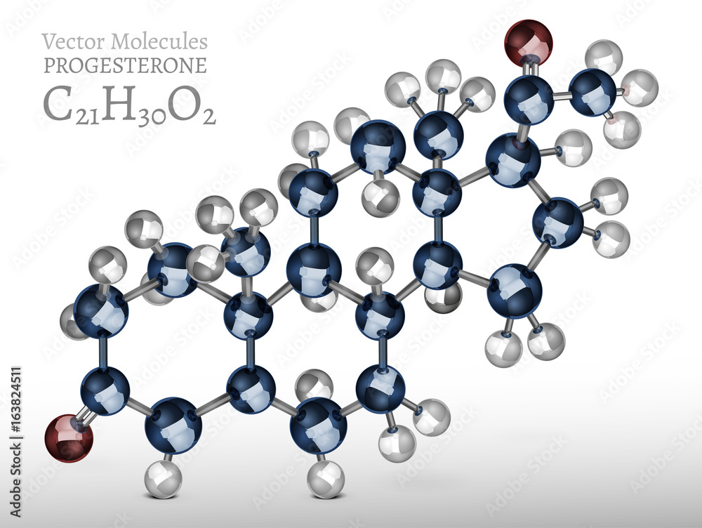 Progesterone Molecule Image Progesterone Molecule Image