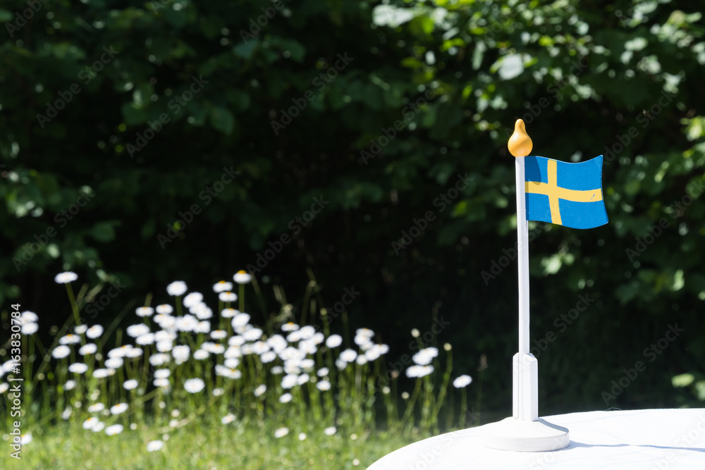 Swedish miniature flag