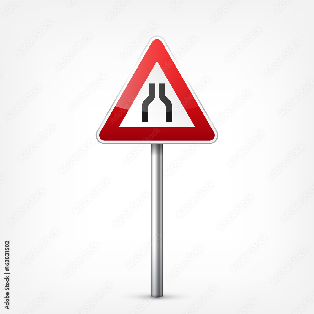 Road red signs collection isolated on white background. Road traffic control.Lane usage.Stop and yield. Regulatory signs. Curves and turns. Road red signs collection isolated on white background. Road traffic control.Lane usage.Stop and yield. Regulatory signs. Curves and turns.