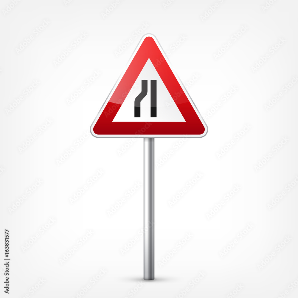 Road red signs collection isolated on white background. Road traffic control.Lane usage.Stop and yield. Regulatory signs. Curves and turns. Road red signs collection isolated on white background. Road traffic control.Lane usage.Stop and yield. Regulatory signs. Curves and turns.