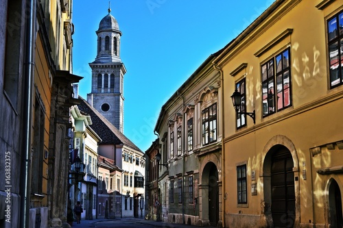 Vászonkép Straße in Sopron