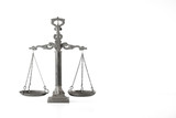 Law Symbols on white background