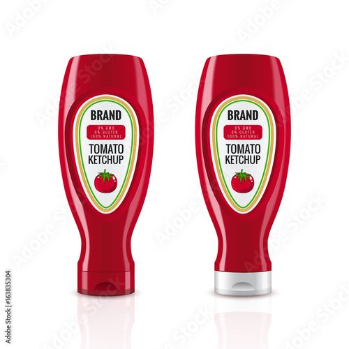 Vector Packing ketchup.