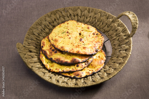 Missi Roti, Indian Bread or Paratha photo