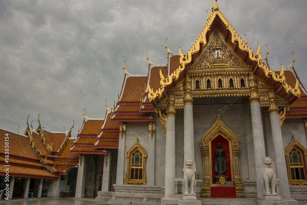 Wat Benchamabophit temple in Bangkok, Thailand