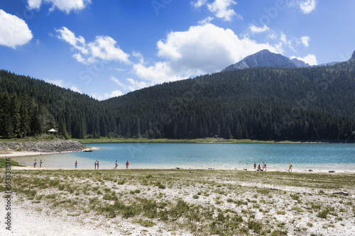 Black Lake, a mountain lake not far from the mountain resort of Zabljak