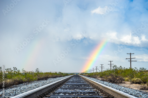 Rainbow's at End of Railroad
