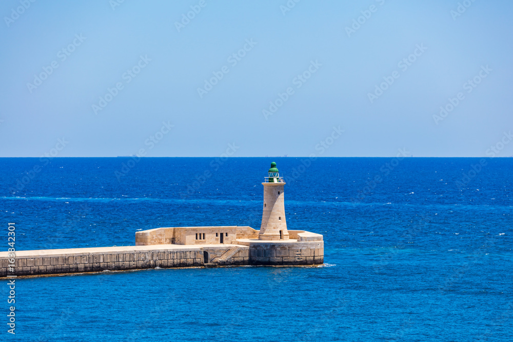 Leuchtturm in Valletta