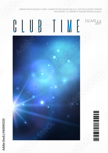 Vector space night party fl...
