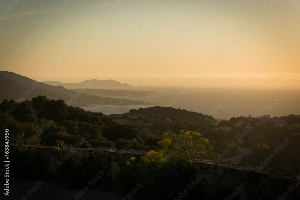 coucher de soleil de Corse