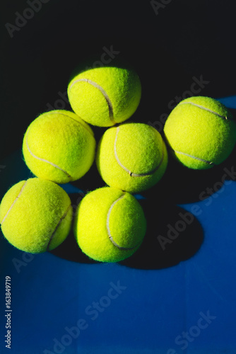 Tennis balls background © Olena Bloshchynska