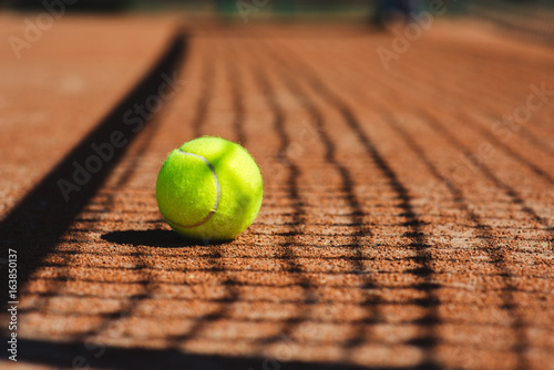 Close up of tennis ball