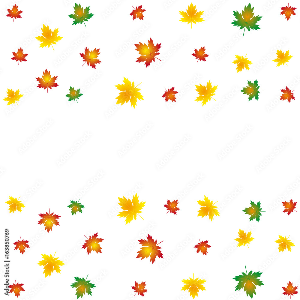 Background of maple leaves with space for writing Background of maple leaves with space for writing
