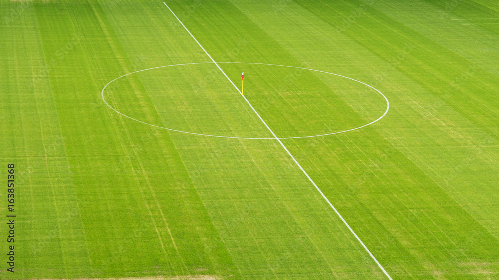 Obraz premium Stadion Mittelkreis von oben