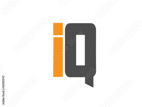 IQ Initial Logo for your startup venture