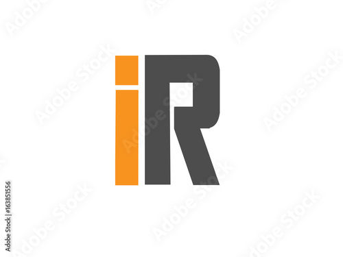 IR Initial Logo for your startup venture
