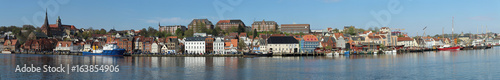 Flensburg großes Stadtpanorama