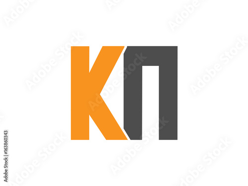 KN Initial Logo for your startup venture