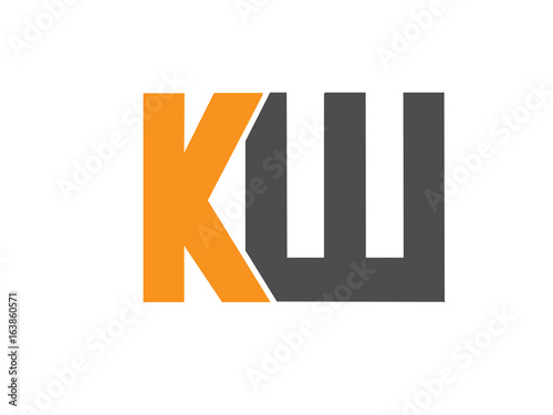 Free Download KW Initial Logo for your startup venture - GFXLoad