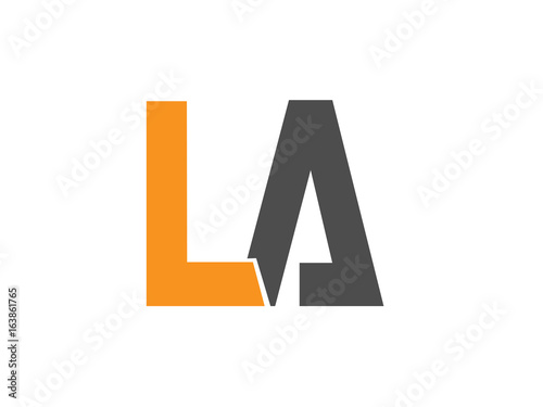 LA Initial Logo for your startup venture