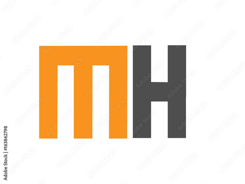 MH Initial Logo for your startup venture MH Initial Logo for your startup venture