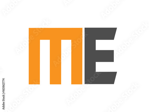 ME Initial Logo for your startup venture