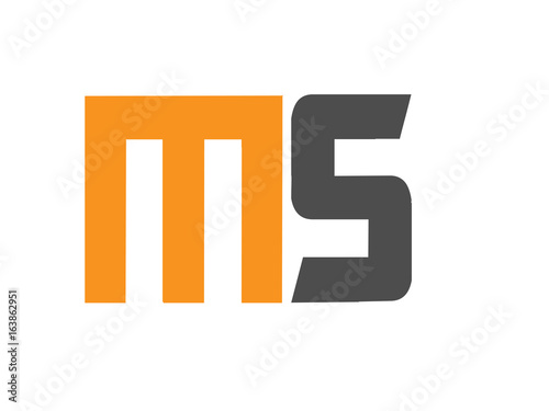 Free Download MS Initial Logo for your startup venture - GFXLoad