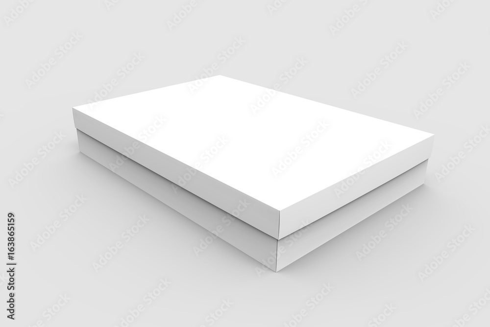 Fototapeta premium flat blank box