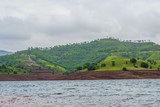 Beautiful Mountains and Lake of Panshet Dam, Maharashtra, India