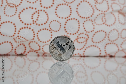 Silver Litecoin coin