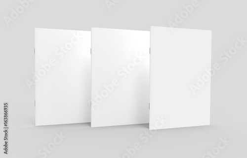 Blank magazine or booklet