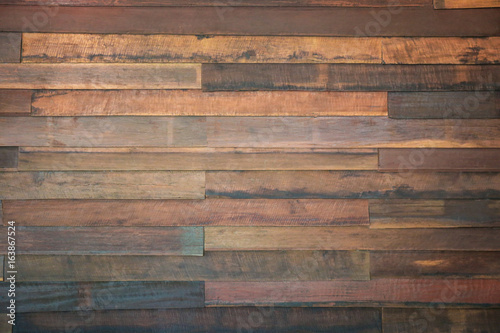 top view Wood texture background  wood planks Dark brown wood