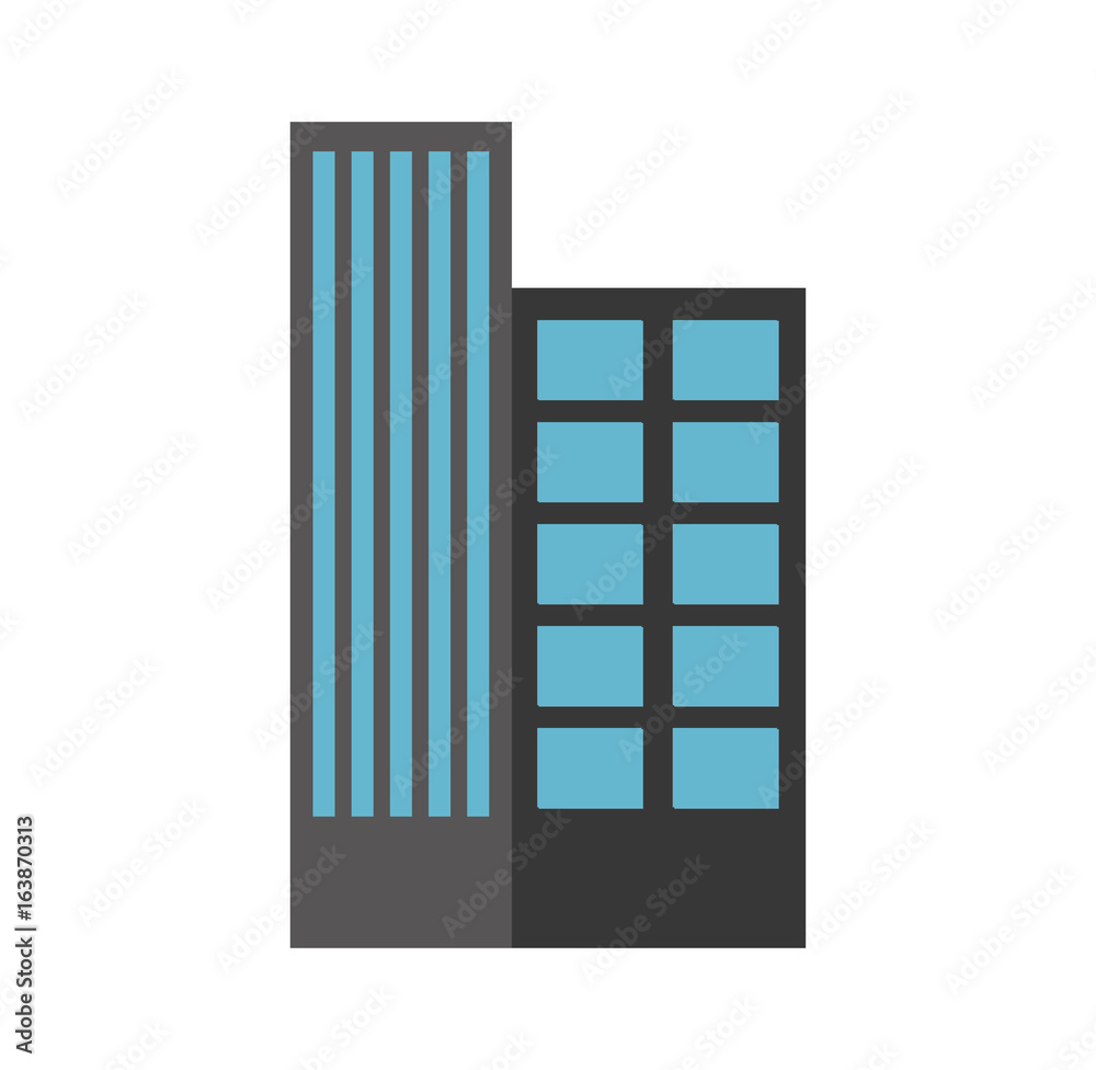 buildings cityscape scene icon vector illustration design buildings cityscape scene icon vector illustration design