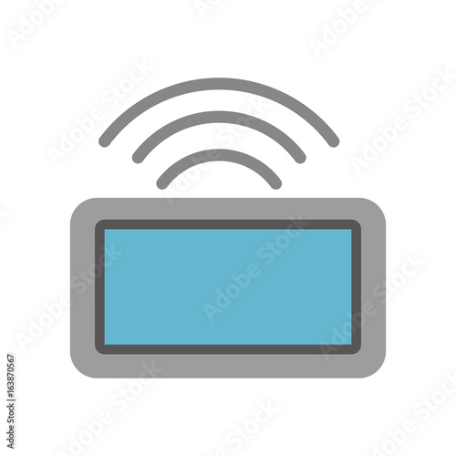 Drone remote control icon vector illustration design