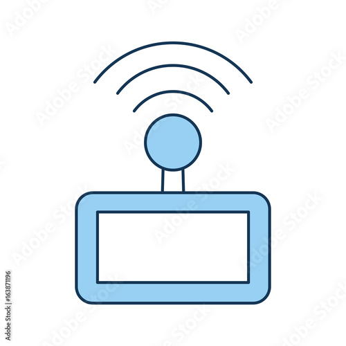 Drone remote control icon vector illustration design