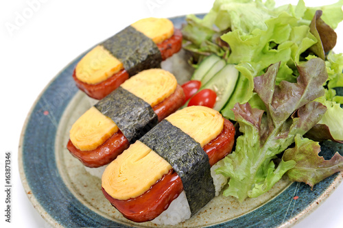 sushi, japanese food closeup