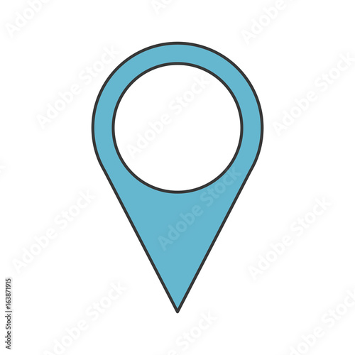 Free Download pin pointer location icon vector illustration design - GFXLoad