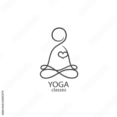 Logo template - Yoga classes
