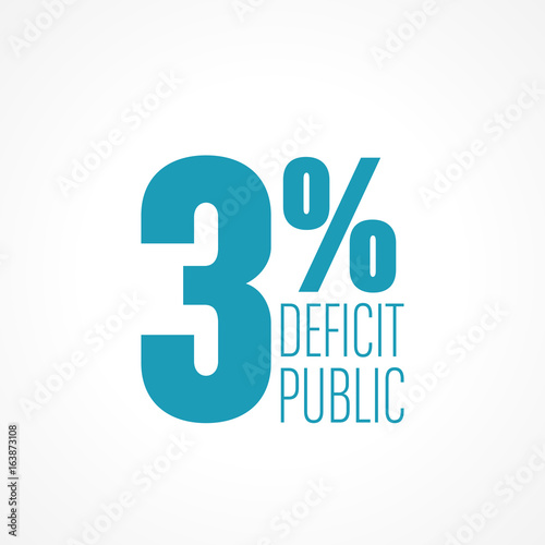 3% déficit public