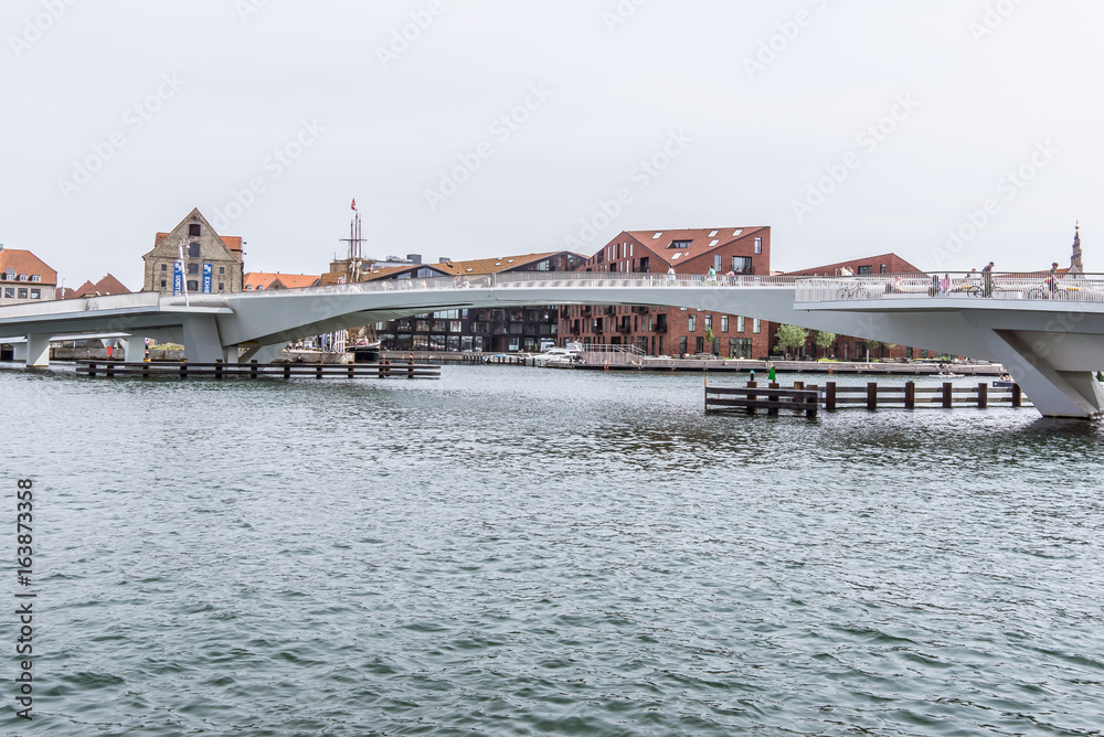Inner harbor bridge in Copenhagen