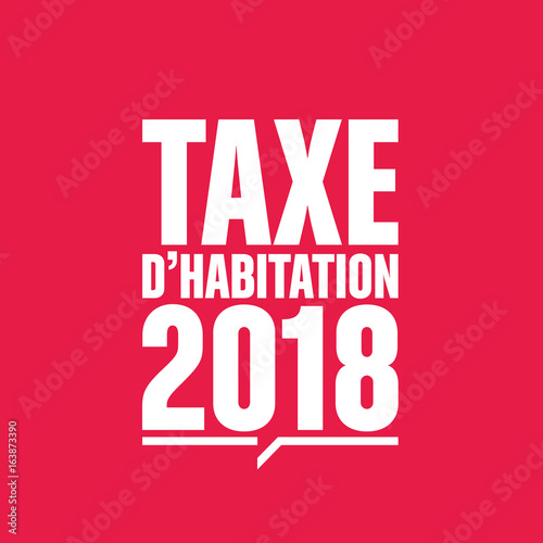 taxe d'habitation 2018