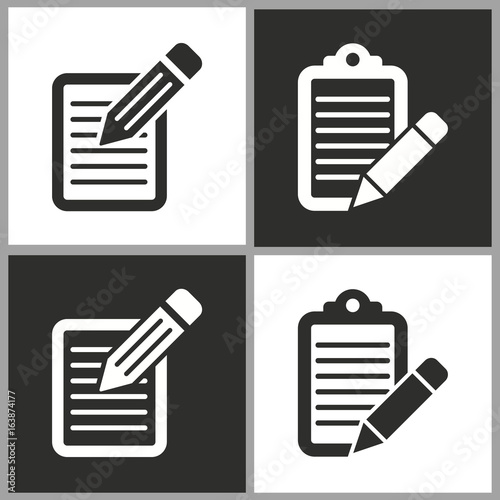 Application form - vector icon.