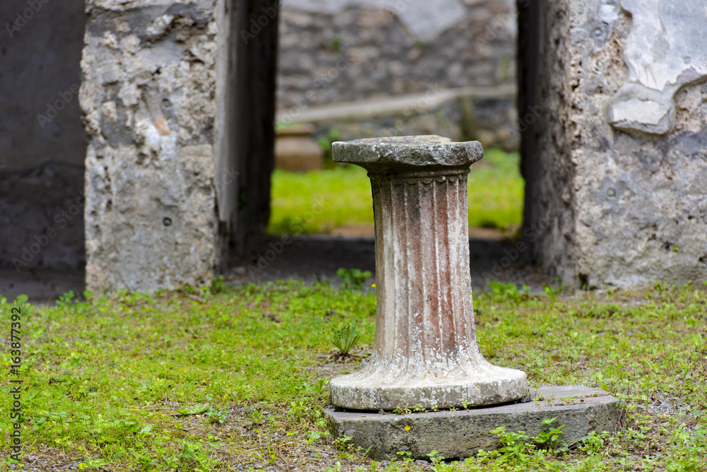 Ruins of the ancient Italian town Pompeii Ruins of the ancient Italian town Pompeii