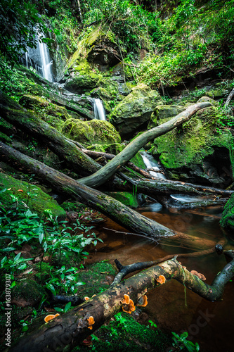 Sai Thip Waterfall at Phu Soi Dao National Park, Uttaradit, Thailand