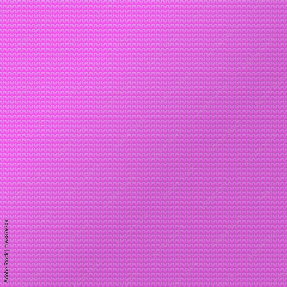 Knit pattern background. Sweater fabric pink color.