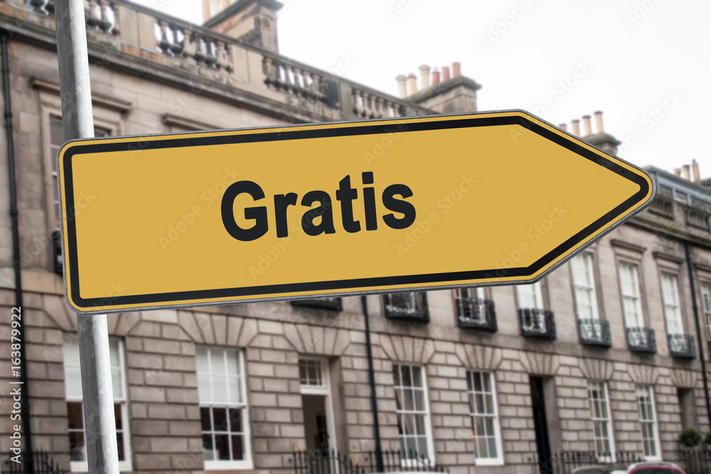 Schild 238 - Gratis