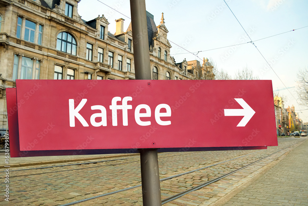 Obraz premium Schild 211 - Kaffee