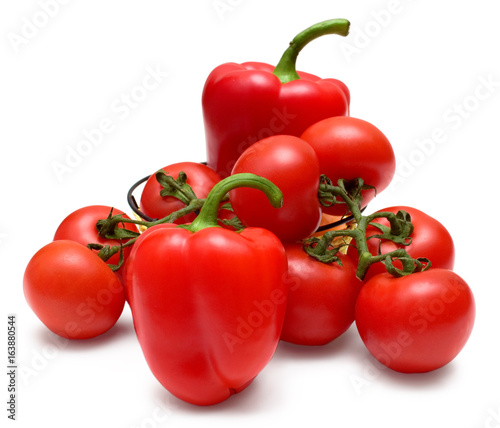Fresh red vegetables