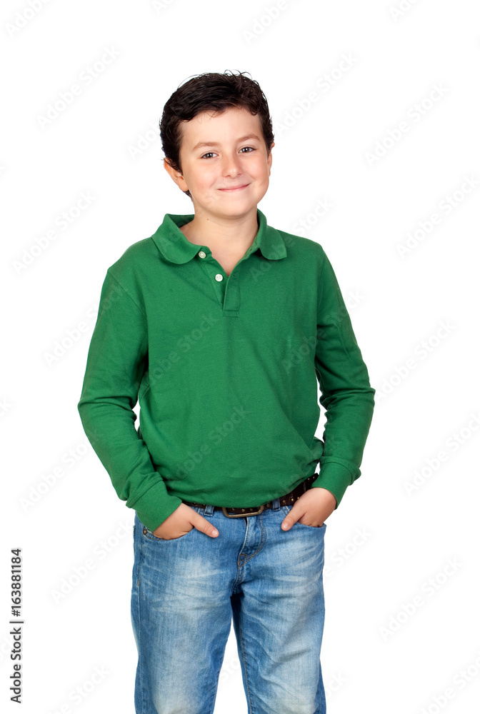 Fototapeta premium Beautiful child looking at camera